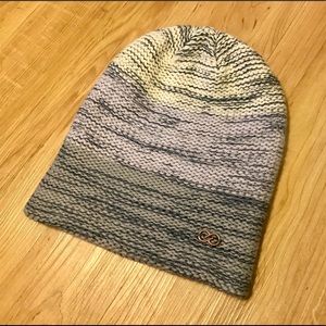 CALIA by Carrie Underwood Beanie hat, blue, purple, grey, cream. NWOT